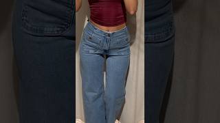 I’ve tried the stradivarius viral jeans and they are everything you need 🤯😍 jeans outfit [upl. by Ardnauqal]