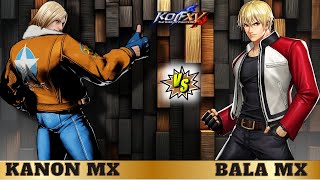 KOFXV BALA KOF Vs KANON MX  King of Fighters XV kofxv [upl. by Falconer]