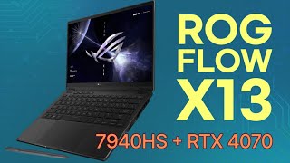 ASUS ROG X13 FLOW 제품 리뷰7940HS RTX4070 [upl. by Richella]