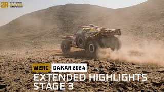 Extended highlights  Stage 3  Dakar2024  W2RC [upl. by Dougald]