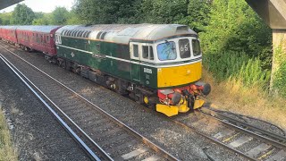 Class 33  438  4TC  33012  D6515 ‘Lt Jenny Lewis RN’  428  GB Railfreight  GBRf [upl. by Slyke]