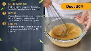 17 CARROT CAKE Recetario DuocUC [upl. by Garold]