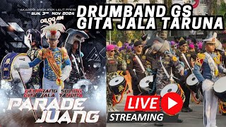 LIVE DRUMBAND GENDERANG SULING GITA JALA TARUNA AAL  PARADE SURABAYA JUANG 2024 [upl. by Circosta]