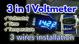 3n1 Voltmeter w 3wires installation  MSI [upl. by Aikemat]