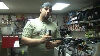 Bicycle Tricks amp Repair  How to Replace Mountain Bike Hand Grips [upl. by Frodina]