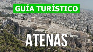 Ciudad de Atenas en 4k Grecia lugares que visitar en Atenas [upl. by Ardnuhsed]