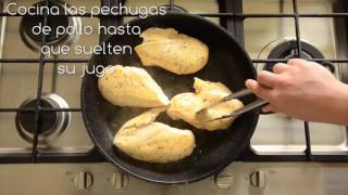 PECHUGAS DE POLLO CON CREMA DE CHAMPIÑONES CAMPBELL’S [upl. by Hardman563]