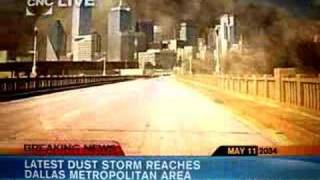 Midwest Dust Storm reaches Dallas area  CNC Breaking News [upl. by Oirevlis]