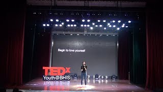 Selfconsistency A Way to Be Brave  Hanqi Vicky Wang  TEDxYouthBHIS [upl. by Gnivre]