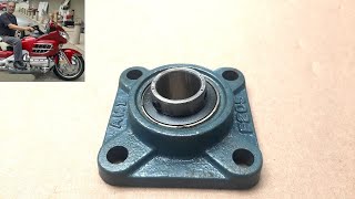 Flange bearing installation steel housing part 2 [upl. by Elleirda]