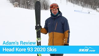 Adams ReviewHead Kore 93 Skis 2020Skiscom [upl. by Ezeerb104]