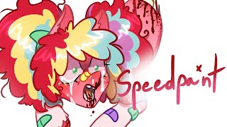 SPEEDPAINTGOREMLP Piñata Pie [upl. by Gnanmas317]