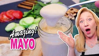 Tasty Whole Food Plant Based Mayonnaise Recipe  NutFree SoyFree EggFree OilFree [upl. by Nayve]