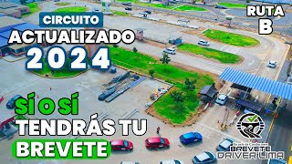 Examen de manejo A1  Actualizado 2024  Ruta B Touring Lima [upl. by Phila995]