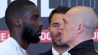 Lawrence Okolie vs Michael Cieslak FIRST FACEOFF  Eddie Hearn amp DAZN Boxing [upl. by Otiv530]