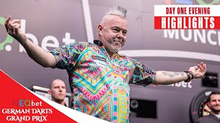 DECIDINGLEG DRAMA  Day One Evening Highlights  2024 German Darts Grand Prix [upl. by Kalvn117]