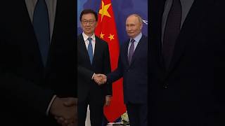 Russias Putin Meets With Chinese Vice President in Vladivostok [upl. by Feucht]