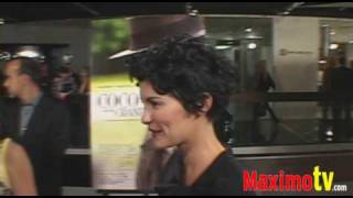 AUDREY TAUTOU Interview at COCO BEFORE CHANEL Premiere 090909 [upl. by Atilamrac]