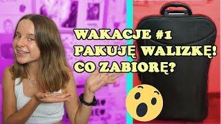 PAKOWANIE WALIZKI NA WAKACJE 🏝 co zabiorę nad morze  Amelie [upl. by Nawor]