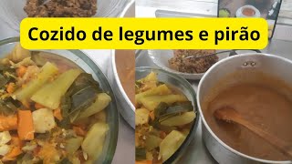 cozido de legumes e pirão delicioso e econômico [upl. by Milo180]