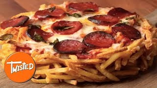 How To Make Fries Pizza  Innovative Pizza Ideas  Twisted [upl. by Alexia171]