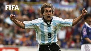 🇦🇷 Gabriel Batistuta  FIFA World Cup Goals [upl. by Eleni981]