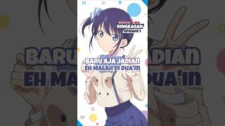 Baru Aja Jadian Eh Malah Di Duain  Kanojo mo Kanojo anime review fyp [upl. by Cornwall]