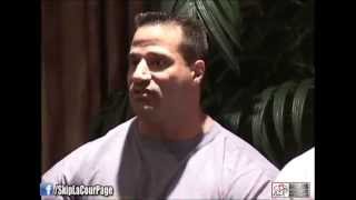 Bodybuilder Mike Matarazzo talks about his fear days bevor the competition [upl. by Richman]