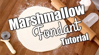 Easy Delicious Homemade Marshmallow Fondant Recipe [upl. by Reinaldo]