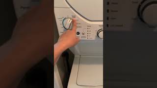 GE Stackable Washer And Dryer [upl. by Retsam]