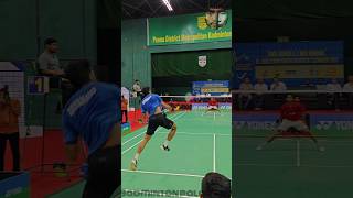 Body Smash to finish the rally 🤯🔥🔥🔥badminton badmintonhighlights bestbadmintonmatch shorts [upl. by Stanfill]