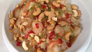 Thai Pomelo Salad Recipes ยำส้มโอ [upl. by Ailecec]