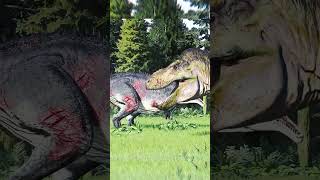 🦖TREX Defeats an ACROCANTHOSAURUS in JWE2 jurassicworld jurassicworldevolution2 jurassicpark [upl. by Mast]