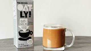 Oatly Barista Edition Oat Milk Coffee Creamer ☕️ COFFEE REVIEW [upl. by Acirret]