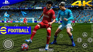 eFootball PES 2025 PPSSPP Original Android Offline PS5 Camera Best Graphics amp Latest Transfers [upl. by Ressay]