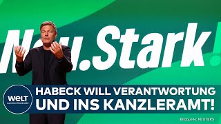 ROBERT HABECK „Jetzt nicht kneifen“ Rede auf dem Parteitag der Grünen in Wiesbaden  WELT Dokument [upl. by Sumahs]