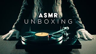 ASMR 💿Unboxing my VINYL TURNTABLE No Talking [upl. by Eirak646]