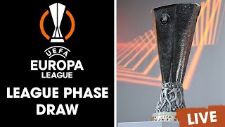 Europa League draw  LIVE [upl. by Oicaroh]