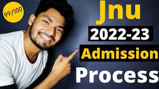 JNU Admission 202223 Full Process  Jnu m admission kaise le  Step by Step [upl. by Leonie825]