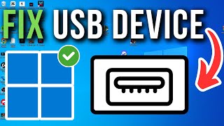 How To Fix USB Ports Not Working  Full Tutorial [upl. by Ithnan420]