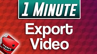 Lightworks  How to Export Video for YouTube [upl. by Tavie]