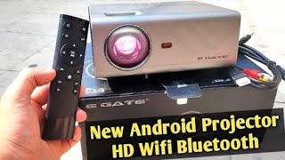 Egate K9 Android Projector Unboxing and Review [upl. by Willette]