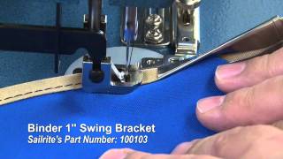 How to Work Binding Around Curves or Corners  Using a Binder Attachment on Sewing Machine [upl. by Specht]