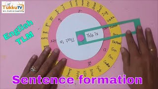 English TLM  Sentence Formation English Working Model  TukkuTV [upl. by Rj62]