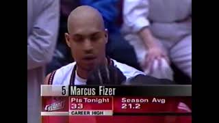 2000  Marcus Fizer dunks over Chris Mihm  Iowa State vs Texas  NCAA Basketball [upl. by Noremac]