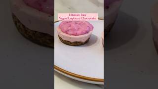 Raw Vegan Raspberry Cheesecake Recipe  The Best Dessert Ever [upl. by Eiznik104]