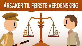 Årsaker til første verdenskrig [upl. by Ainigriv]