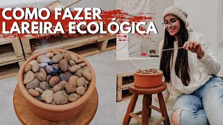 COMO FAZER LAREIRA ECOLÓGICA [upl. by Garrot344]