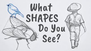 How to Draw ANYTHING Using Simple Shapes [upl. by Ytirahc]