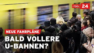 BVG ändert UBahnTakt auf vielen Linien in Berlin [upl. by Shinberg]